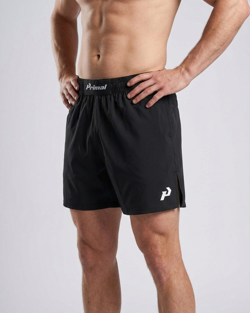 Short Full Black semi-ouvert